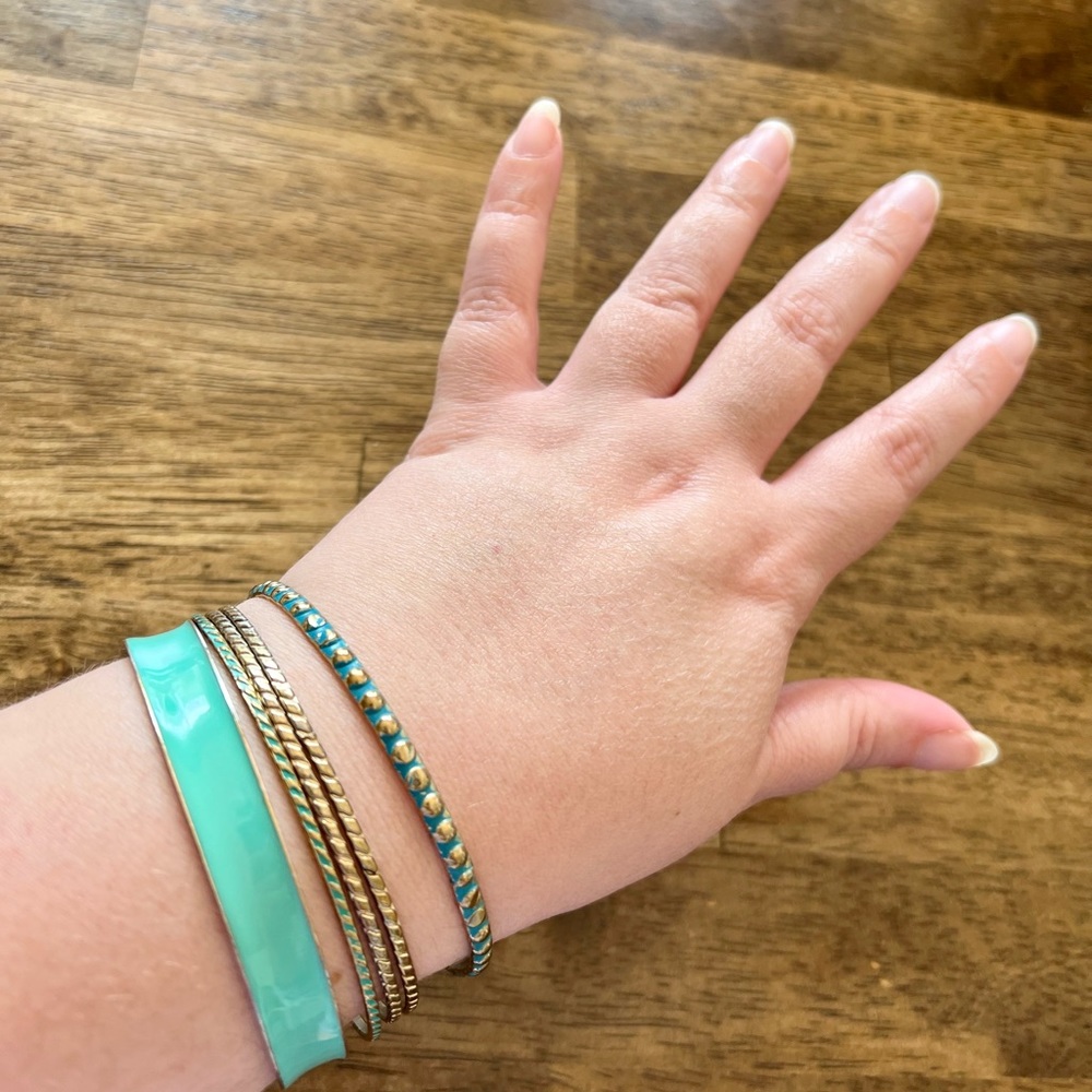 Turquoise Bangles Set - Picture 3 of 6